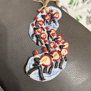 Gail Pittman 12 Days of Christmas ornament 12 Drummers Drumming